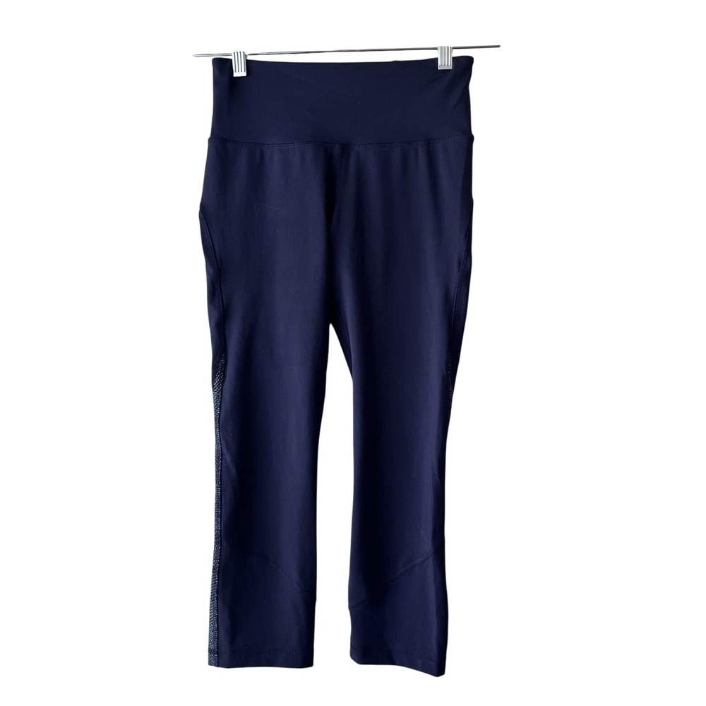 Kirkland‎ Signature Leggings Womens Navy Blue Capri Size XS